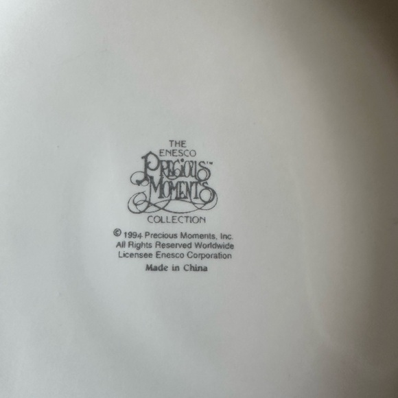 Vintage 1994 Precious Moments Michelle name coffee/tea pink and white mug - Picture 3 of 7